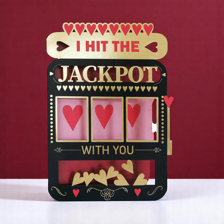 Diecut Jackpot Greeting Card