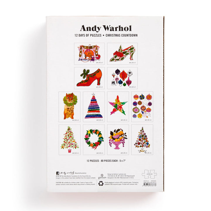 Andy Warhol: 12 Days Of Puzzles Christmas Countdown