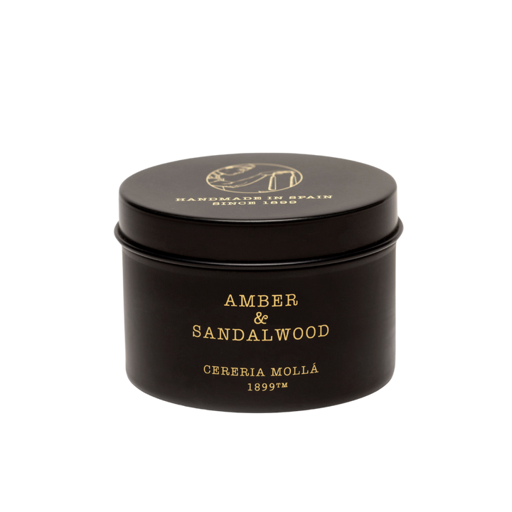 Amber & Sandalwood 3.1 Oz. Travel Candle
