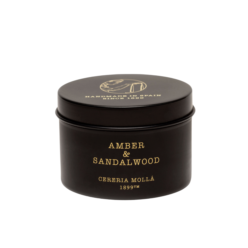 Amber & Sandalwood 3.1 Oz. Travel Candle