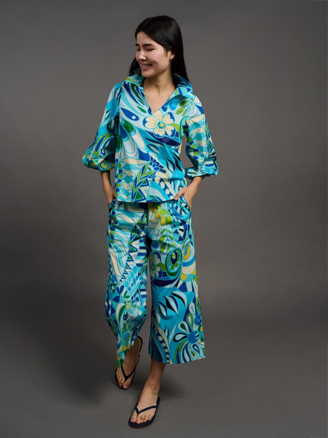 Avery Pant Shakalaka Blue