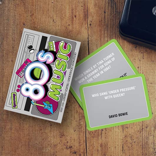 Awesome 80's Music Trivia Cards