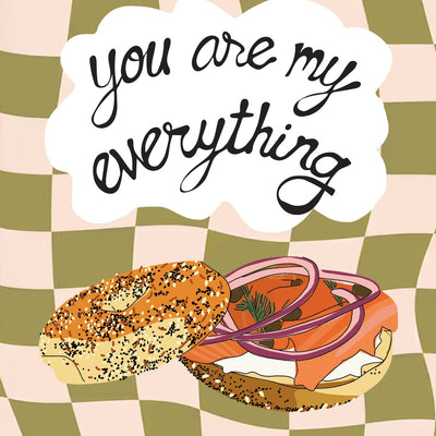 You Are My Everything Bagel Gift Bag - Large