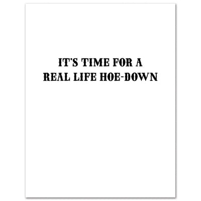 Card: Real Life Hoe-Down Birthday