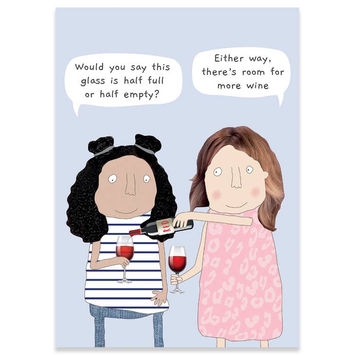 More Wine Birthday Card