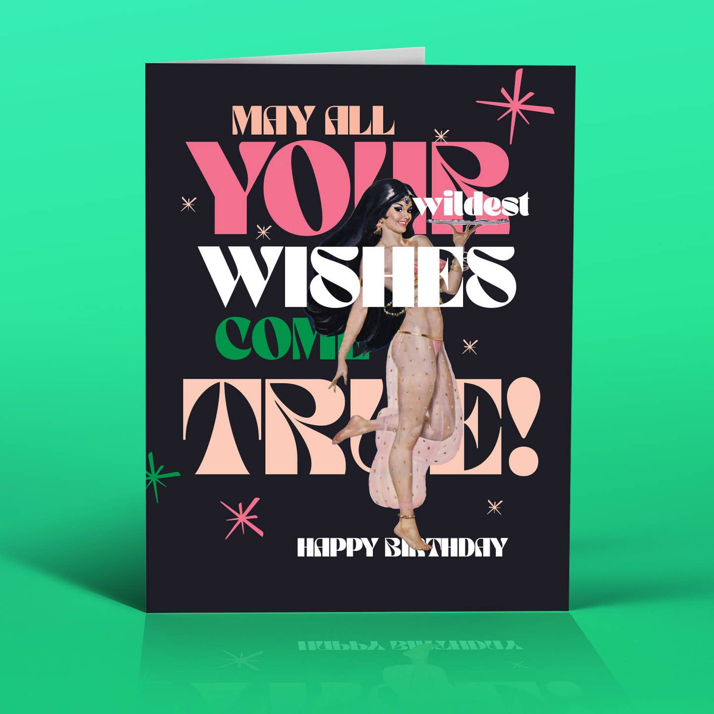 Genie Wishes Birthday Card