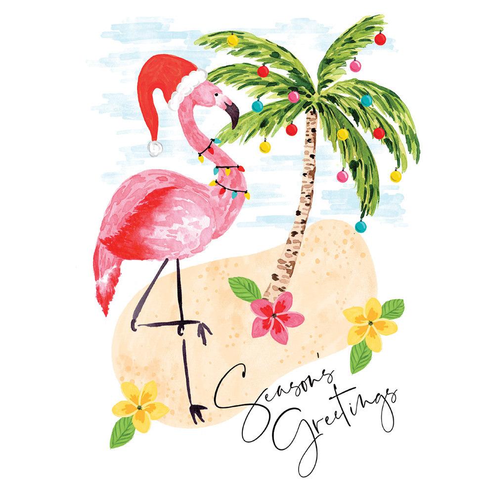 Flamingo Holiday Boxed Cards - Just Fabulous Palm Springs