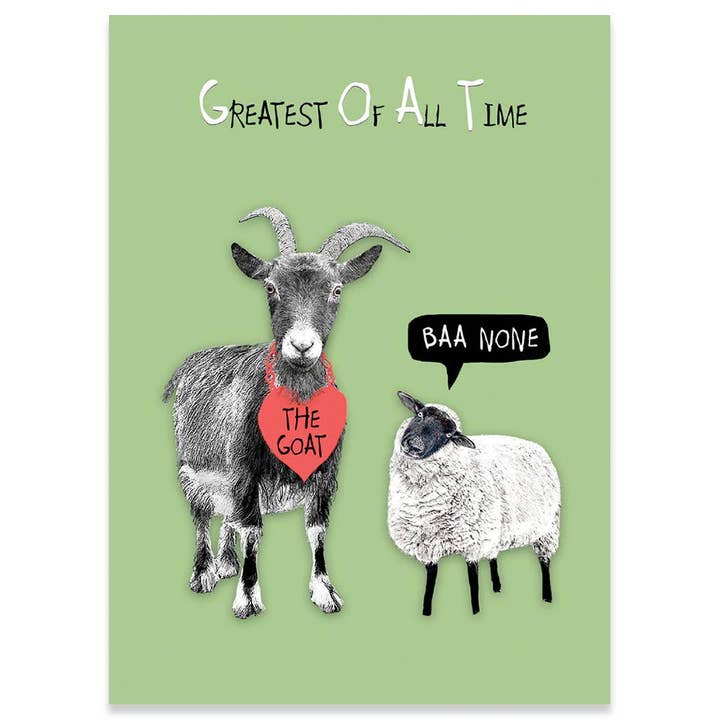 Goat Birthday Card - Just Fabulous Palm Springs