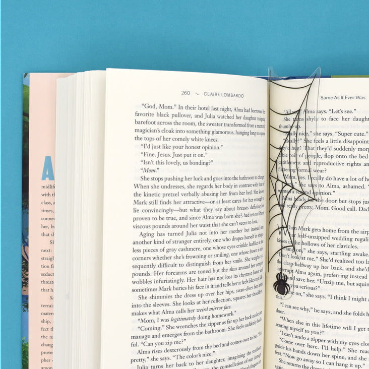 Spider Web Bookmark