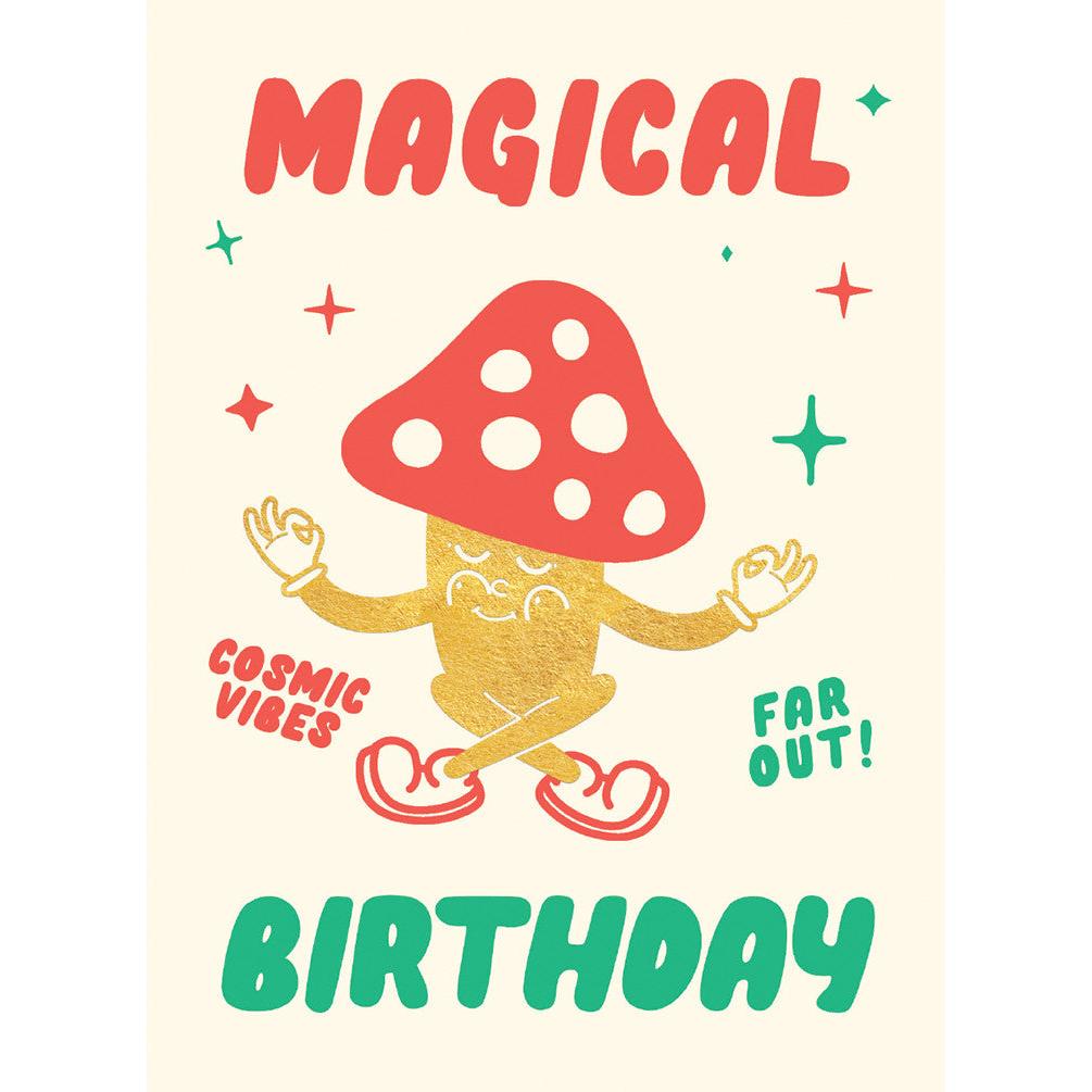 Toonies Mushroom Birthday Card