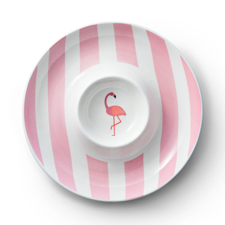 Flamingo Chip & Dip Platter