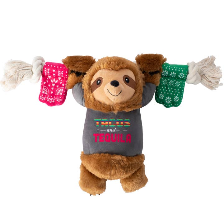 Tacos & Tequila Plush Dog Toy