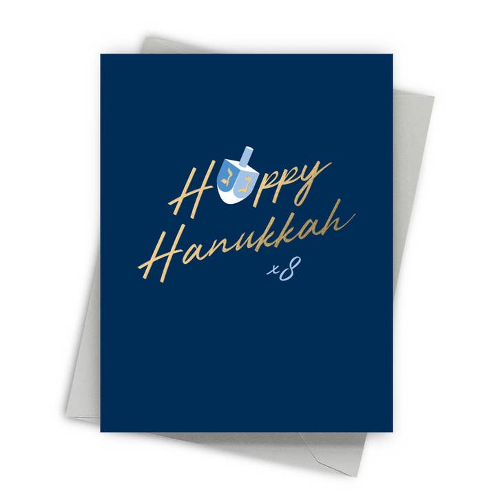 Dreidel Fun Boxed Blank Cards