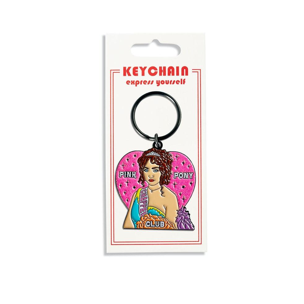 Keychain: Chappel Pink Pony Club