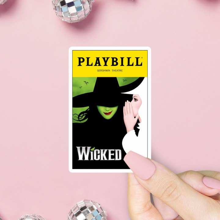 Wicked Playbill Sticker