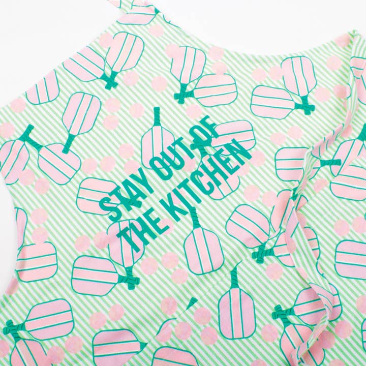 Pickleball Striped Apron
