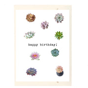 Happy Birthday!  Succulents Birthday Card