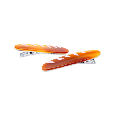 Baguette Alligator Hair Clip Set