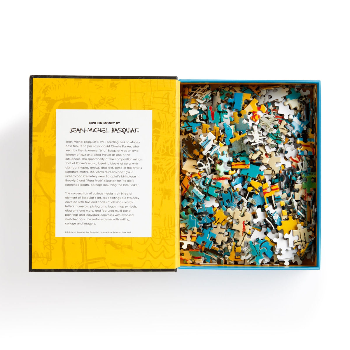 Basquiat Bird On Money 500 Piece Puzzle - Just Fabulous Palm Springs