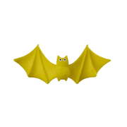 Hanging Flocked Bat - Green