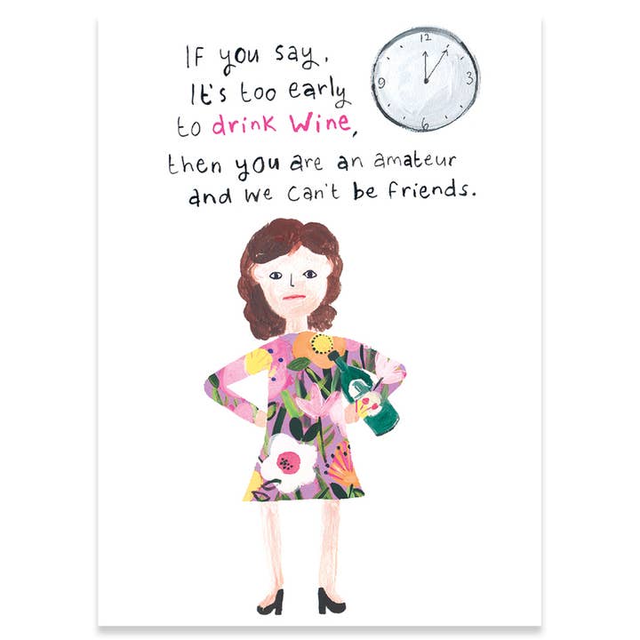 Too Early Birthday Card - Just Fabulous Palm Springs