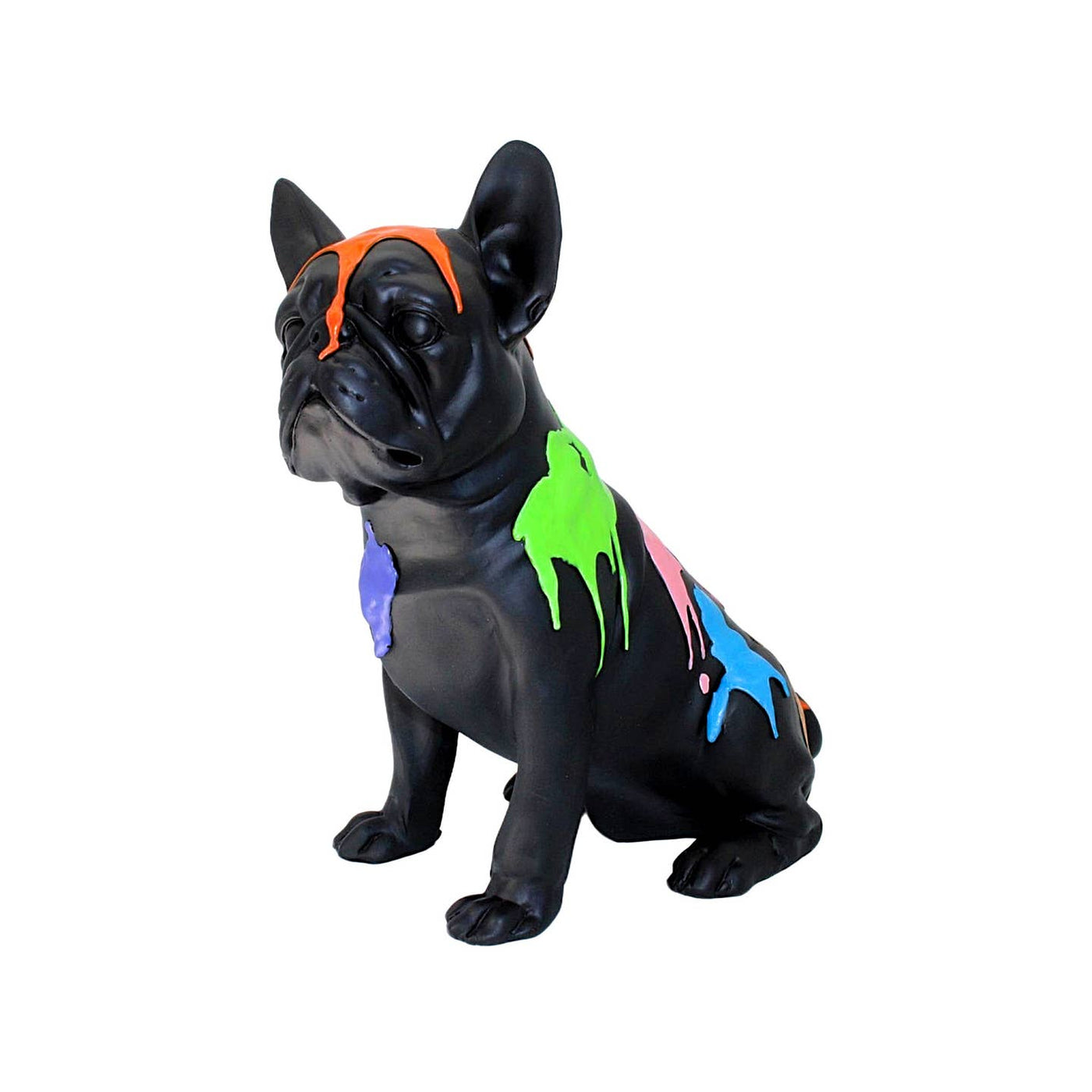 Sitting Vivid French Bulldog - 11" Tall