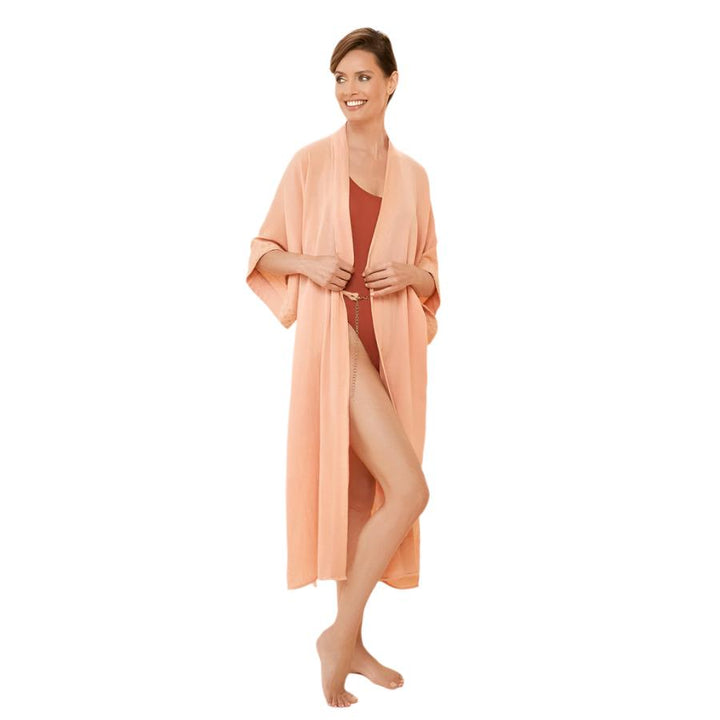 Organic Cotton Retreat Gown - Coral