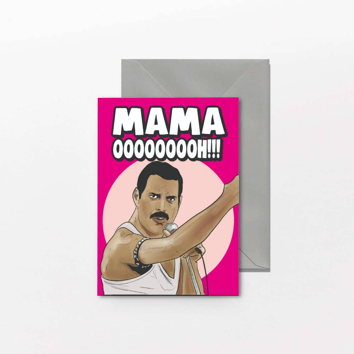 Freddie Mercury Mama Oooohhh Greeting Card
