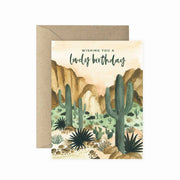 Desert Lovely Birthday Card - Just Fabulous Palm Springs