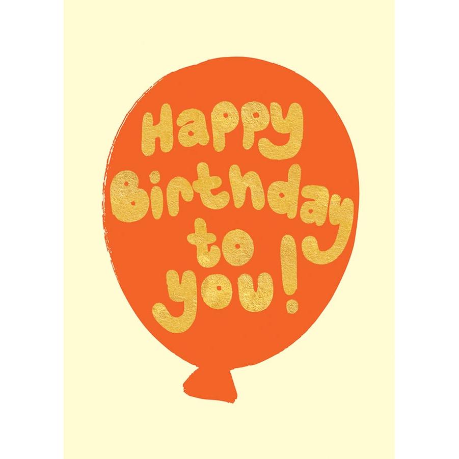 Red Balloon Birthday Card - Just Fabulous Palm Springs