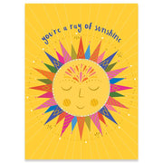 Ray Of Sunshine Birthday Card - Just Fabulous Palm Springs