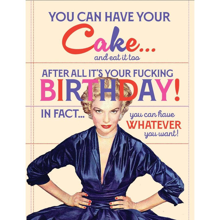 Eat Your Cake Birthday Card