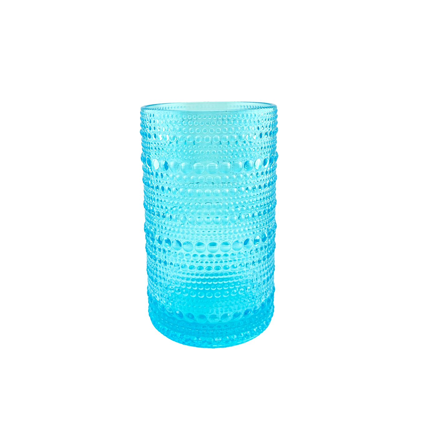Beaded Jupiter Large Glass - Blue