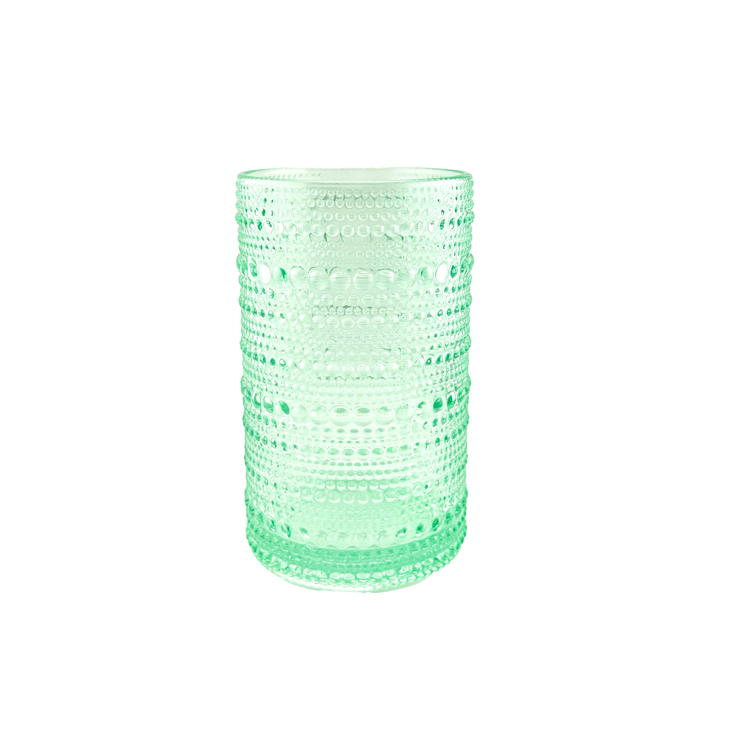 Beaded Jupiter Large Glass - Green