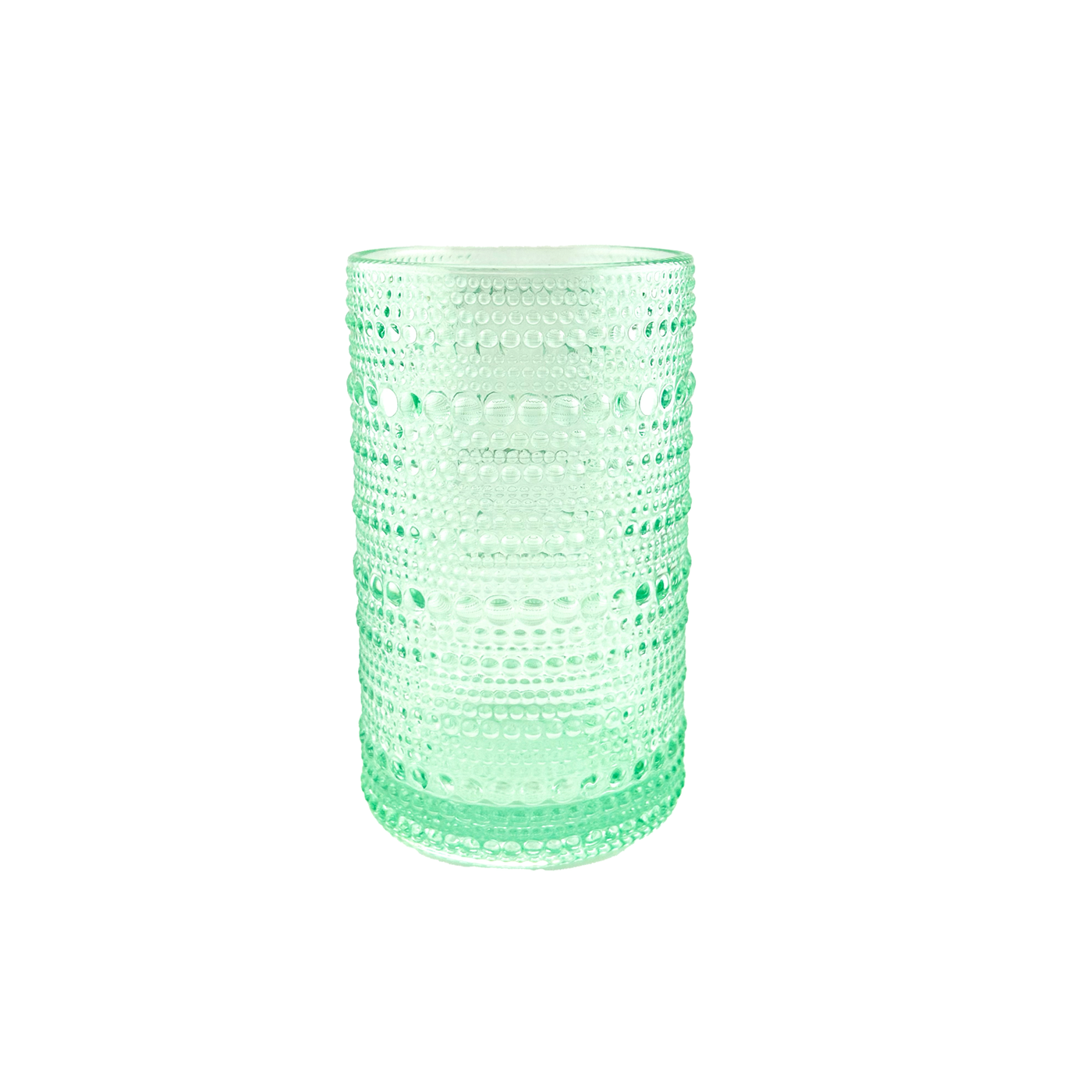 Beaded Jupiter Large Glass - Green
