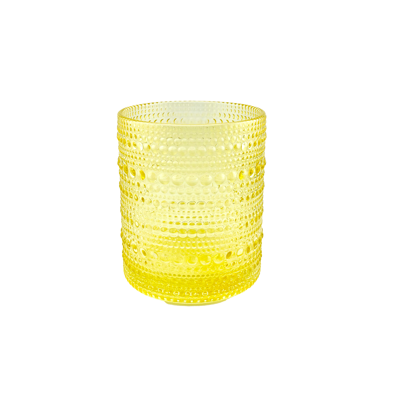 Beaded Jupiter Glass - Yellow