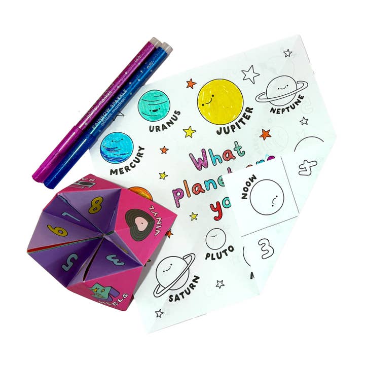 D.I.Y. Fortune Tellers Activity Kit - Set Of 24 Designs