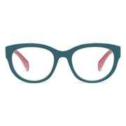 Bee Reading Glasses - Teal/Floral