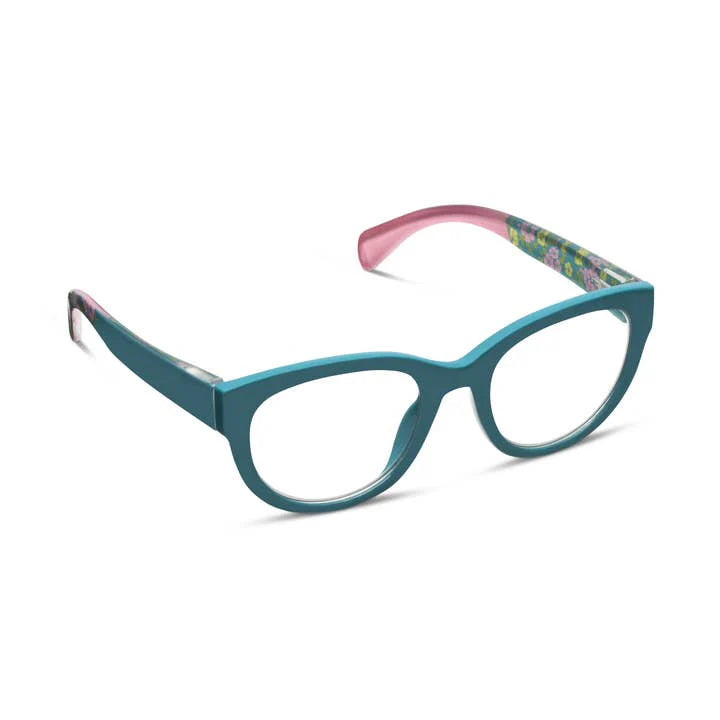 Bee Reading Glasses - Teal/Floral