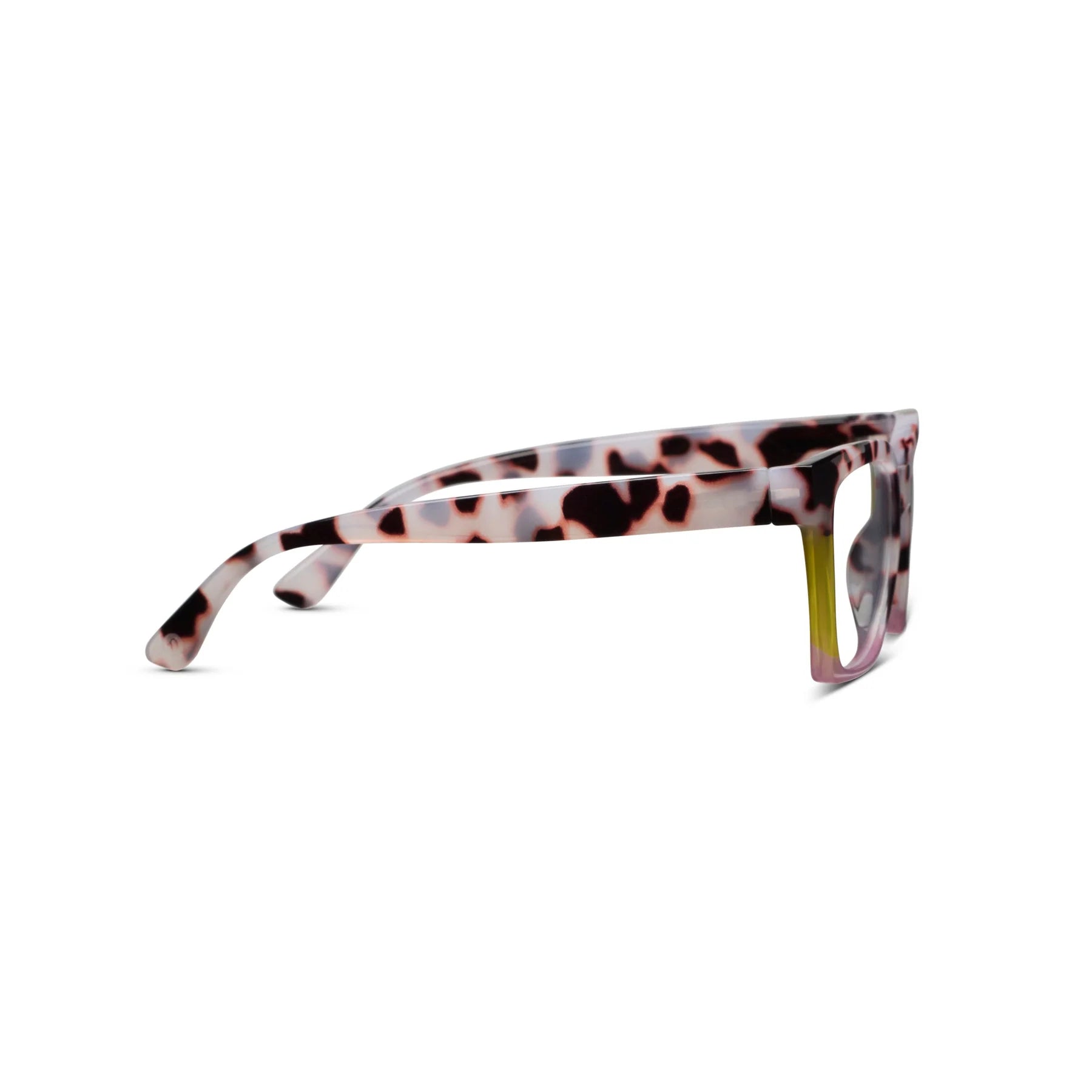 Birdie Reading Glasses - Pink Chai Colorblock