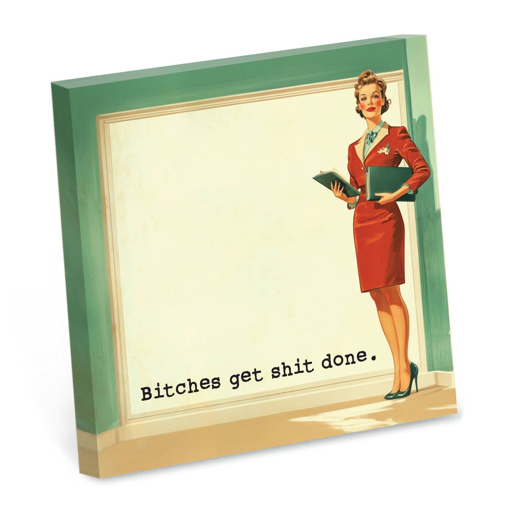 Bitches Get Shit Done Sticky Note Pad - Just Fabulous Palm Springs