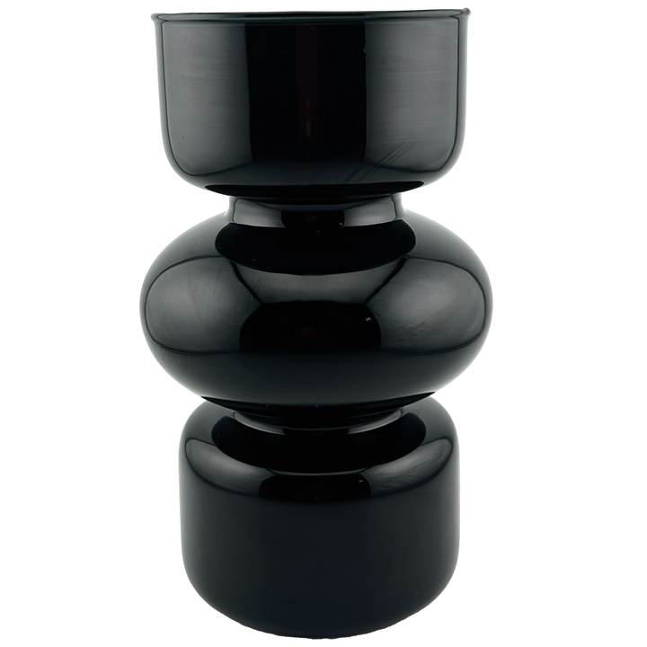 Nordic Glass Vase - Black