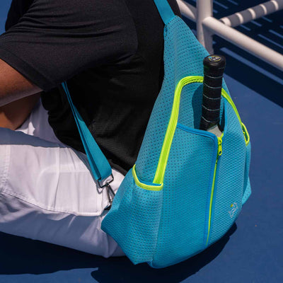 Pickleball Sling Bag - Blue