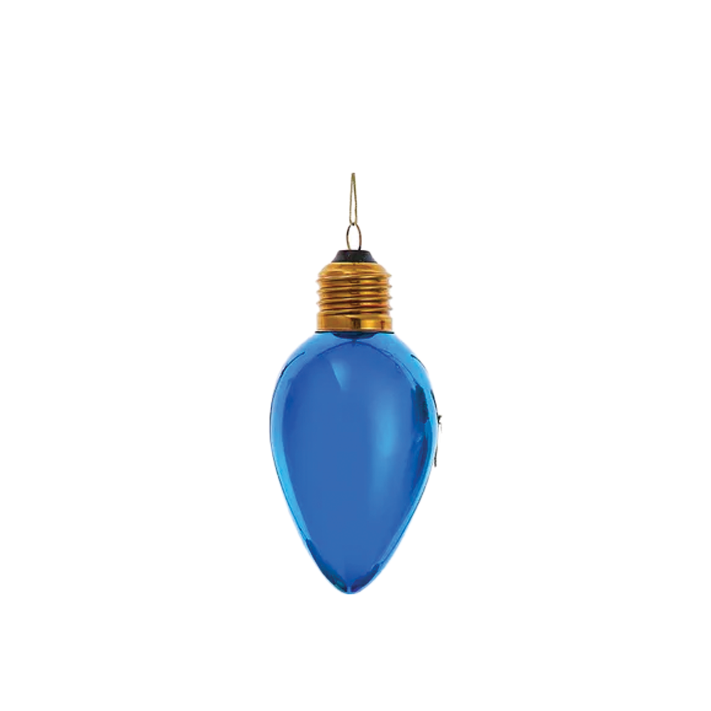 Oversized C7 Bulb Ornament - Blue