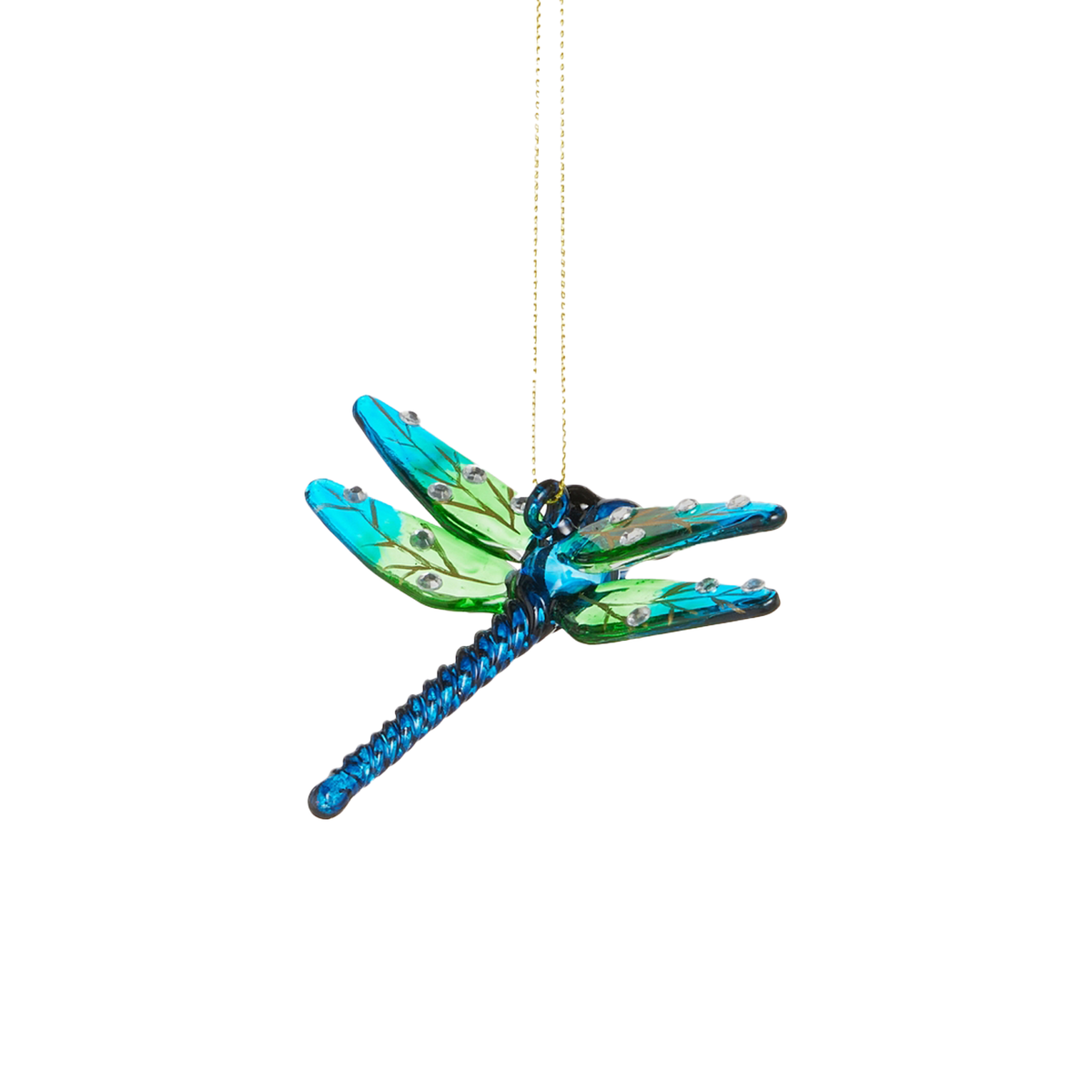 Dragonfly Ornament - Blue