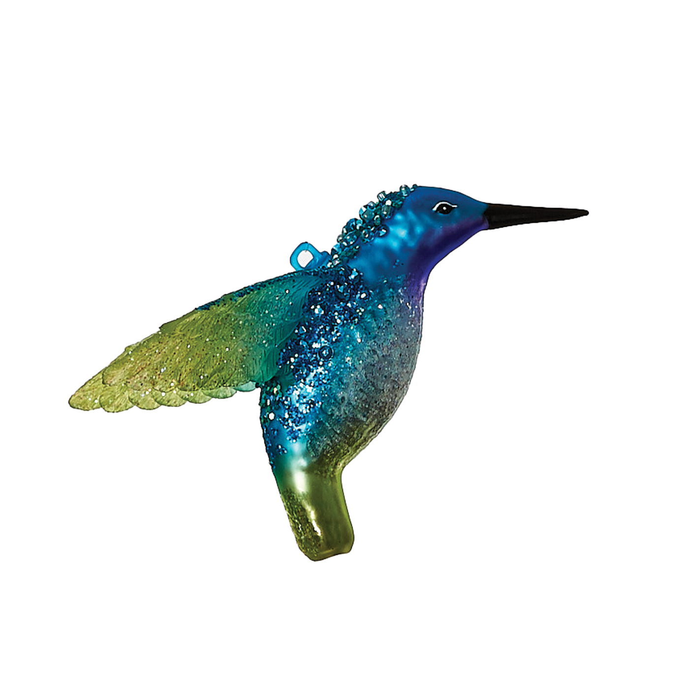 Hummingbird Ornament - Blue & Green