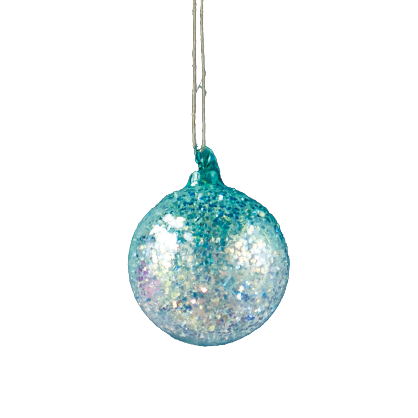 Glitter Ombre Ball Ornament - Blue