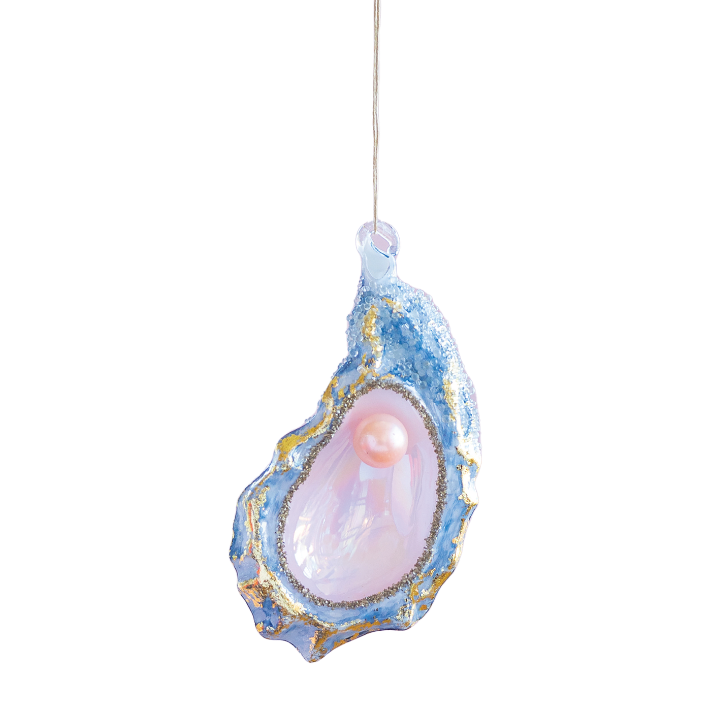 Oyster Ornament - Blue