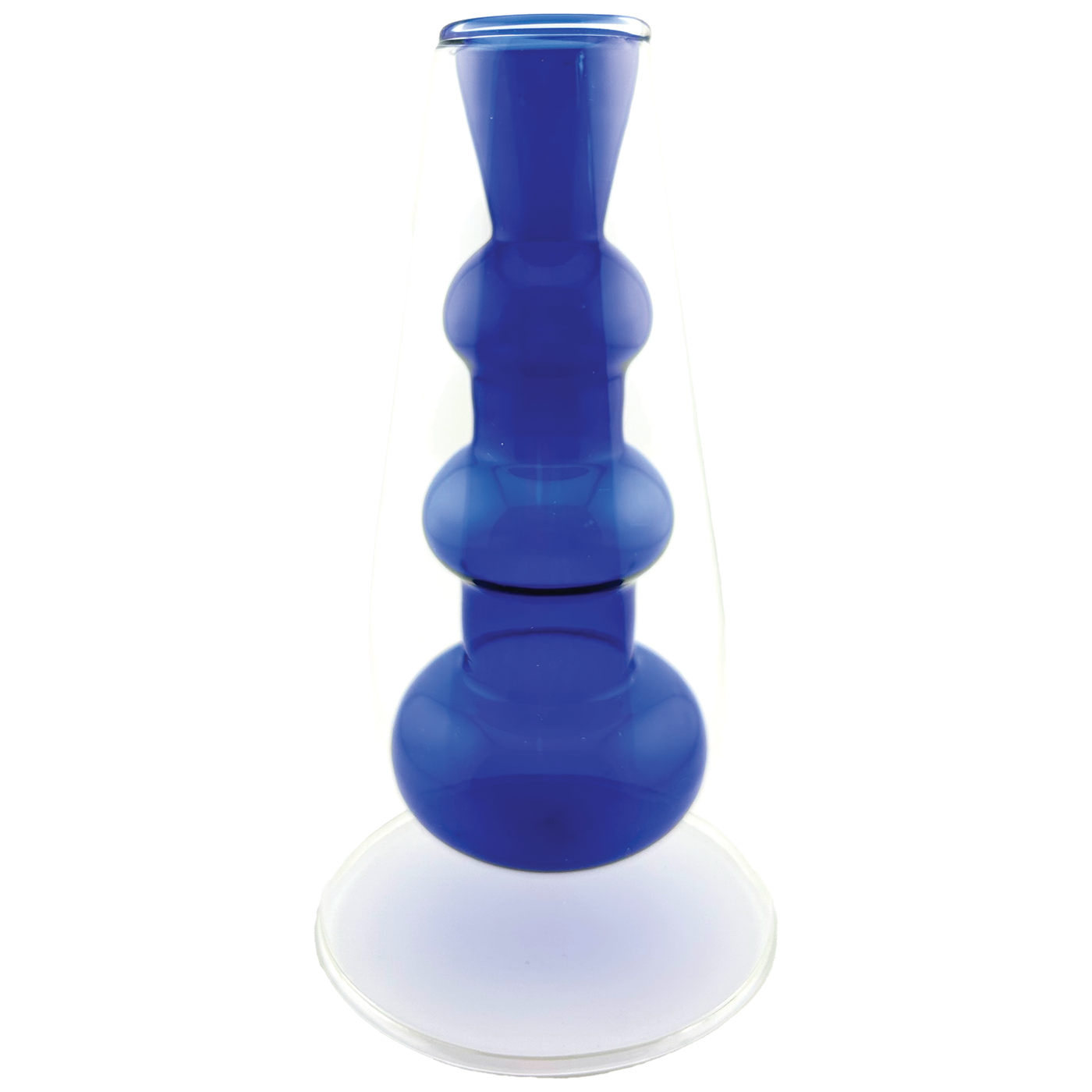 Nordic Hydroponic Colored Glass Vase - Blue