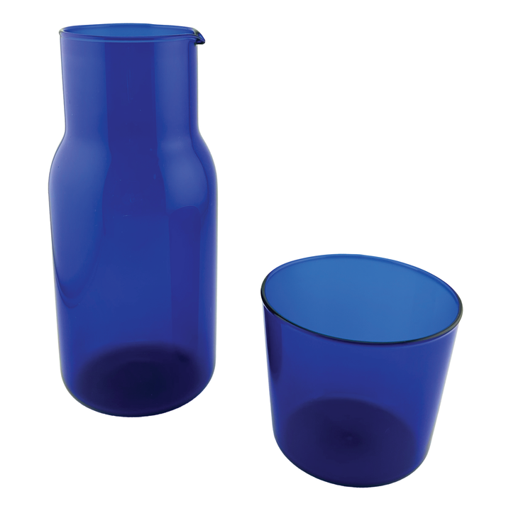 Multi-Use Glass Bottle - Blue